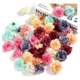 thumbnail image 3 of 50 Cabezas Flores Rosa Artificial Decoración Boda Fiesta 5cm COLORES, 3 of 5