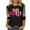 08 Multicolor, variant on Valentines Tshirt Women, Leopard Print Heart Tshirt, Ladies 3/4 Sleeve Tops Women Valentine's Day Love Festival Leisure Print Shirt Casual Round Neck Three Quarter Sleeve T-Shirt Top