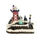 thumbnail image 3 of Casa de Navidad iluminada con LED, decoraciones de escena, casa de nieve de resina, figura de construcción coleccionable para casa de Sunnimix Figurilla de pueblo nevado, 3 of 8
