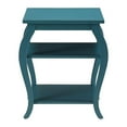 thumbnail image 2 of ACME Becci Wood End Table in Teal, 2 of 6
