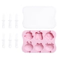 thumbnail image 1 of Toystoory Molde de silicona para helado de paletas, molde para jabón, molde para hornear pasteles, molde de silicona para hornear dulces, para el hogar Utensilios de cocina Rosado Toystoory HA027521-01, 1 of 6