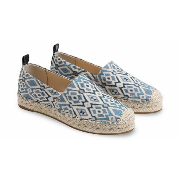 Sam Edelman Women's Krista Blue Multi Espadrille 7.5M