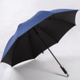 thumbnail image 1 of Automatic Long Handle Golf Umbrella Business Black with UV Protection S685, 1 of 6
