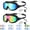 Black & Black, variant on Vvinca Swim Goggles for Kids, Ages 3-15, 2 Pack – with Earplugs & Nose Clip, Anti-Fog UV Protection, One-Button Adjust, for Boys Girls Teen