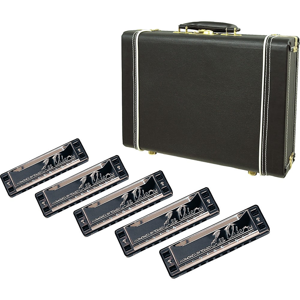 Lee Oskar Harmonica 5Pack with Case