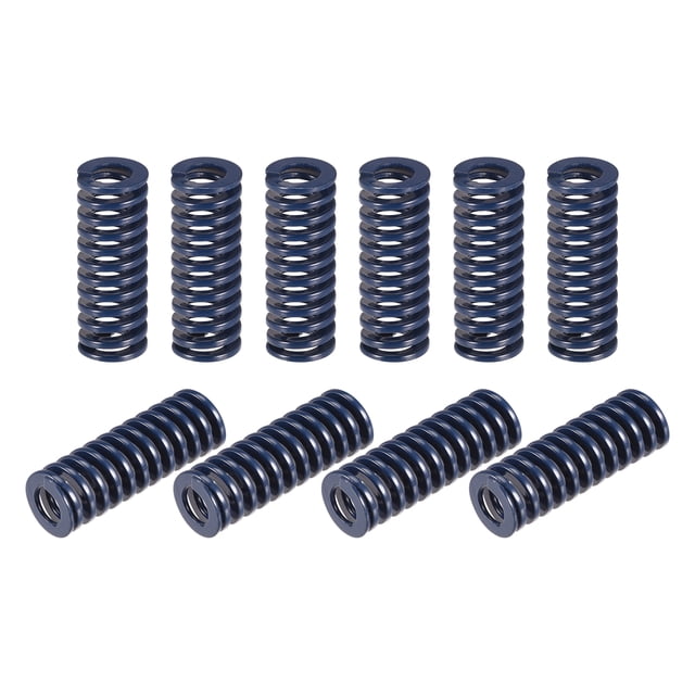 Troquel Resorte, 10uds 12mm OD 35mm Largo Espiral Estampado Liviana Carga Compresión Troquel Resortes para 3D Impresora Eléctrica Pieza, Azul
