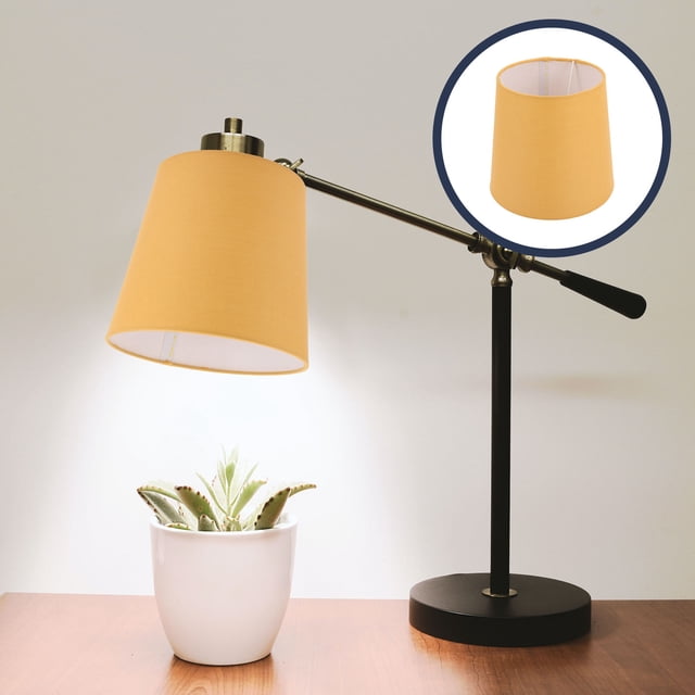 VERDANVERSE Cloth Lamp Shade Yellow Simple Design for Table Lamp 1Set