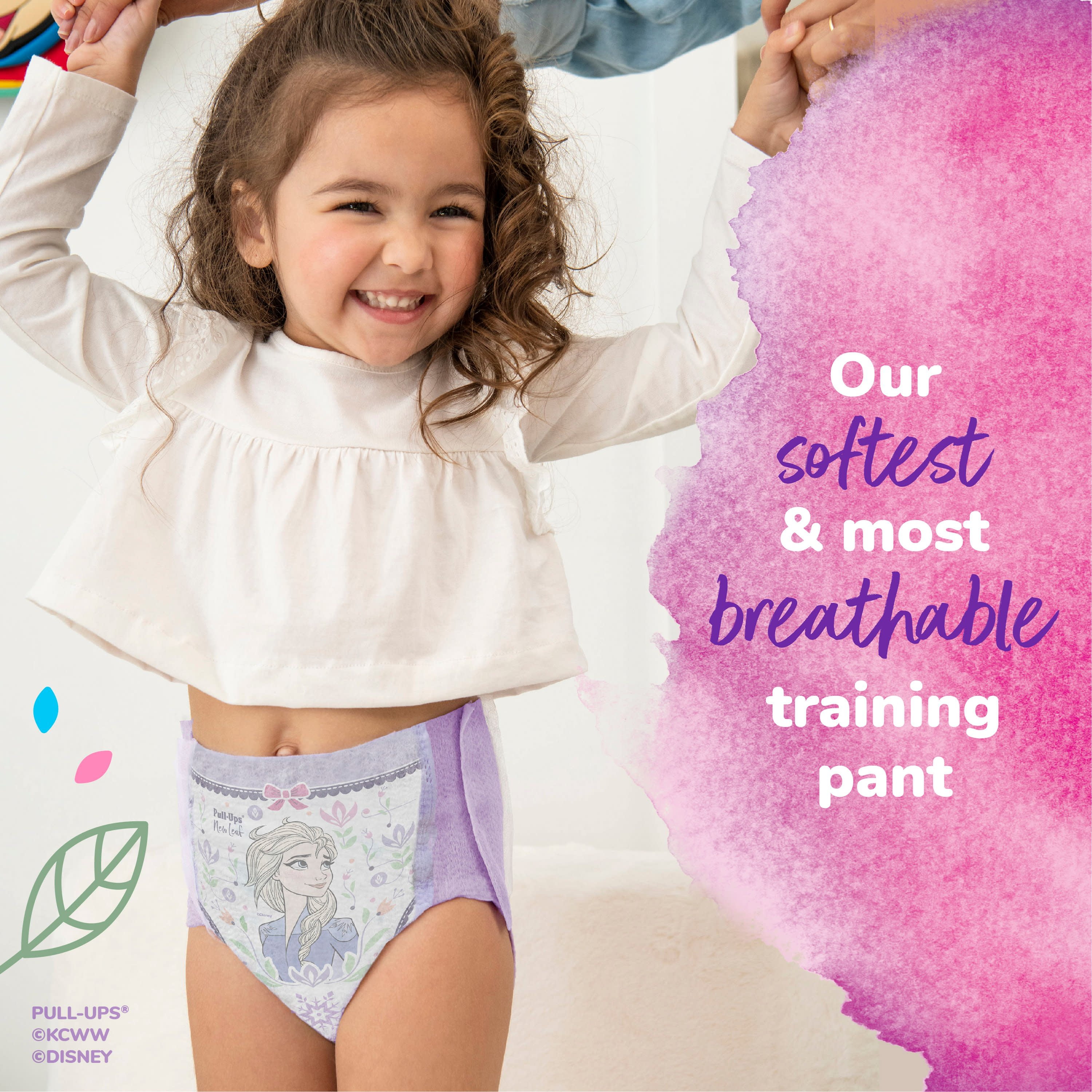 Pull-Ups New Leaf Girls' Disney Frozen Training Pants, 2T-3T, 60 Ct (Select  for More Options) 