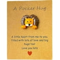 thumbnail image 2 of Tarjeta de bolsillo pequeña con mensaje inspirador y positivo, ideal para brindar apoyo emocional. Marco metálico, plegable, portátil, diseño de 2 niveles, carrito metálico con ruedas, base, 2 of 9