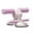 White flowers and pu, variant on Light Weight Sit Up Assist Device Abdominal Trainer Perfect For Home Or Gym Use Provides Secure Foot Anchoring Systems