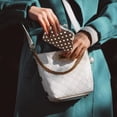 thumbnail image 5 of Mini monedero de lona con lunares, estilo étnico retro, para mujer, con bolso pequeño. Tipo: estilo 5;, 5 of 5