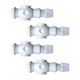 thumbnail image 2 of Figuras de futbolín de 4 piezas para mesa de fútbol, ​​aptas para juegos de fútbol con varillas de 5/8 pulgadas Blanco, 2 of 9