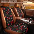 thumbnail image 3 of CHAQLIN Cherry Bow Print Padded Car Front Seat Covers for Truck, Quilted Padded Fabric Non-Slip Backing Car Seat Covers Quilted Front Car Bucket Seat Cushion Pads Protector, 3 of 7