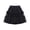 Black, variant on LNZGNM Tulle Multi-Layer Tutu for Girls Elastic Above Knee Skirt Princess Fluffy Pettiskirts for Cosplay, Black