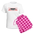 thumbnail image 5 of CafePress - Warning Offensive Women's Light Pajamas - Women's Short Sleeve Print T-Shirt and Pants Light Cotton Pajama Set, 5 of 7