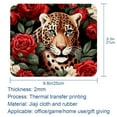 thumbnail image 5 of Leopard Printed Square Mouse Pad, 8.3x9.8 Inch Non-Slip Rubber Bottom Gaming Mouse Pad for Office Use, 5 of 6