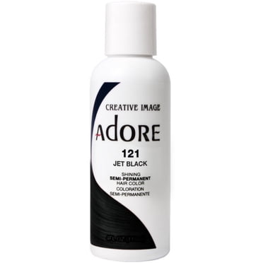 Adore Semi Permanent Hair Color #121 Jet Black 4 oz
