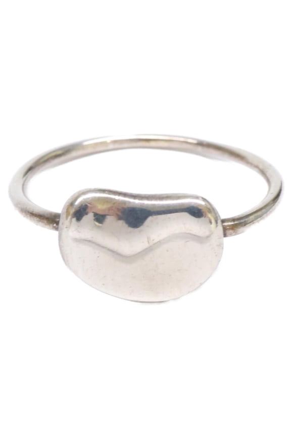 Pre-Owned TIFFANY&Co. Tiffany 925 Bean Ring, Silver, Women's Ring