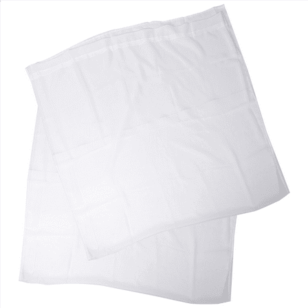 2025 New! Window White Sheer Curtains 90 Inches Long 2 Panels Clear Basic Rod Pocket Panel