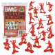 thumbnail image 1 of BMC Clásicos Soldados de Plástico del Ejército Ruso - 36 Figuras Rojas de Soldados de la Segunda Guerra Mundial Hechas en EE.UU., 1 of 7