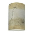 thumbnail image 1 of Justice Design CER-0945-TRAG Ambiance - Small Cylinder Open Top and Bottom Wall Sconce Greco Travertine Incandescent Choose Your Options, 1 of 7