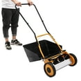 thumbnail image 5 of 2-in-1 Function With 2 Wheels For Villas, Homes, Backyards Modern 16" Lawnmower, Manual Wheeled Lawn Mower, Hand Push Lawn Mower, 5 of 21