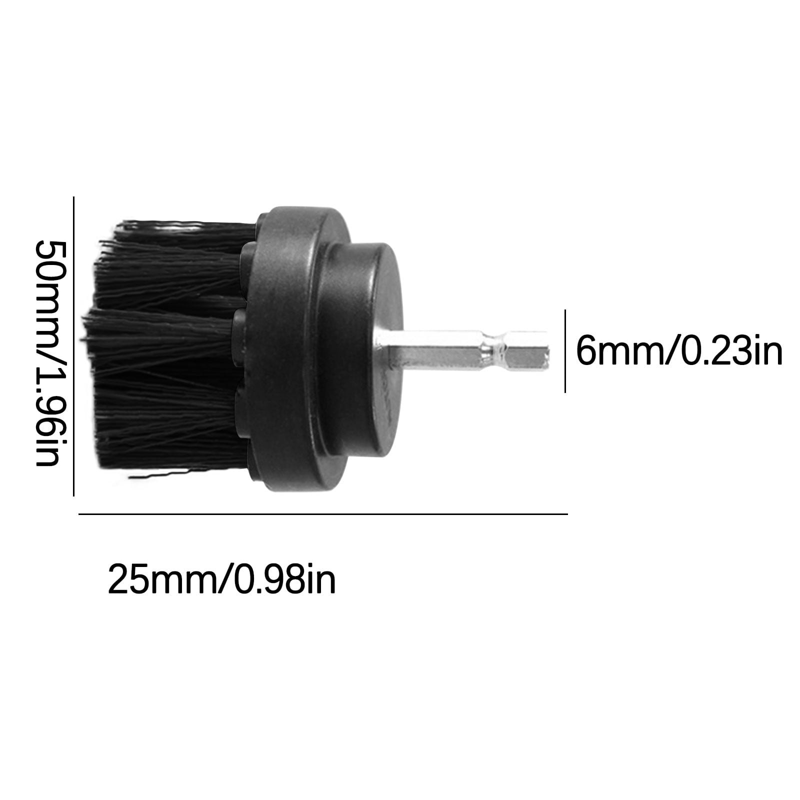 OAVQHLG3B Drill Brush Attachment , All Purpose Power Clean Scrubber