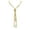 natural, variant on Long Seed Beaded Multi Strand Necklace,10 Multiple Statement Long Bib Necklace with Tie Knot for Women Jewelry (N0102-Yellow)