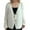 White, variant on AherBiu Women Cardigan Sweaters Button up V Knitted Neck Loose Casual Outdoor Open Front Coat