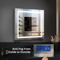 thumbnail image 4 of Lexora Home Bracciano 30" x 36" LED Medicine Cabinet with Defogger, 4 of 7