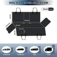 PureFit Dog Car Seat YPF5 Cover for Back Seat, Waterproof Dog Car