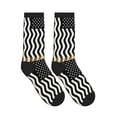 thumbnail image 4 of Women's Men's California America Flags Colorful Novelty Pattern Crew Athletic Socks, 4 of 7
