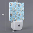 thumbnail image 2 of Sikiie Cute Animals Surfers Led Night Light, Warm White,Cool White Lights for Bathroom,Hallway,Bedroom, Kids Room-US, 2 of 7