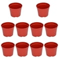 thumbnail image 3 of 10 PCS Plant Pots Black Plastic Plant Nursery Pots Multiple Sizes Large Garden Flower Pot Container For Succulents Cuttings, 3 of 6