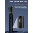 thumbnail image 5 of Torch Lighter - Windproof Jet Flame Refillable Butane Lighter with Adjustable Flame, Lightsaber Design, Visible Window, for Kitchen, Outdoor(Gas Not Include), 5 of 6