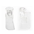 thumbnail image 3 of Greeniant Ropa impermeable elegante para perros pequeños, impermeable de PU para mascotas, impermeable para perros pequeños, duradero Ropa para mascotas blanco SG, 3 of 6