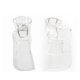 thumbnail image 5 of Greeniant Ropa impermeable elegante para perros pequeños, impermeable de PU para mascotas, impermeable para perros pequeños, duradero Ropa para mascotas blanco l, 5 of 6