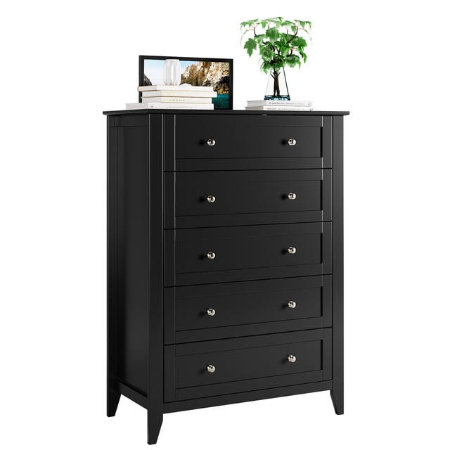 Commode, Commode en Bois pour Bureau, Grande Table de Nuit Armoire de Rangement Organisateur
