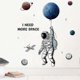thumbnail image 3 of Planets astronaut wall decor, wall decor sticker, wall decoration, 3 of 5