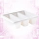 thumbnail image 3 of Caja de zapatos Caja de almacenamiento de zapatos vertical creativa Organizador de plástico Soporte de zapatos a prueba de polvo para el hogar (Blanco), 3 of 7