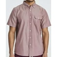 thumbnail image 5 of Real Essentials 3 Pack Men's Short-Sleeve Oxford Solid Button Down Collar Casual Shirts with Pocket (Available in Big & Tall), 5 of 6