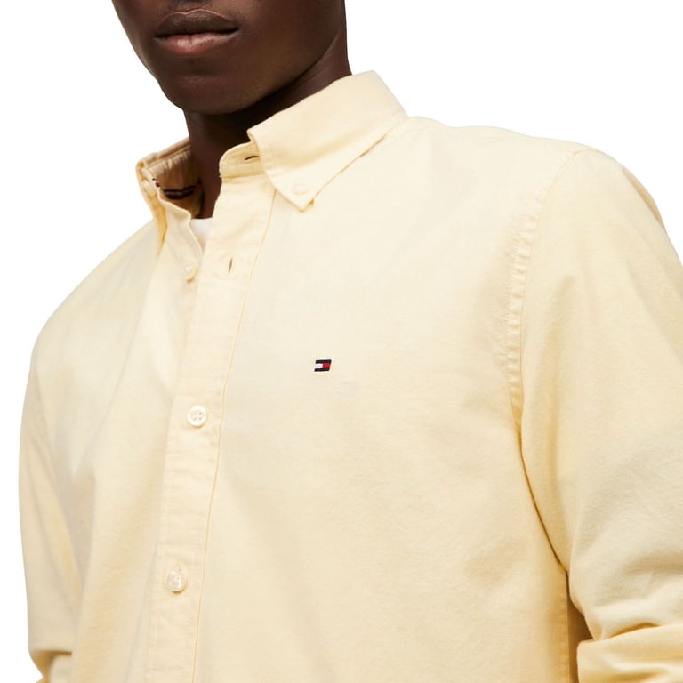 Men's Tommy Hilfiger Custom Fit Essential Stretch Oxford Shirt Color: Chain  Reaction Solid Size: XXL - Walmart.com
