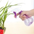 thumbnail image 4 of Botella pulverizadora de agua portátil con forma de calabaza retro para plantas (púrpura), 4 of 9