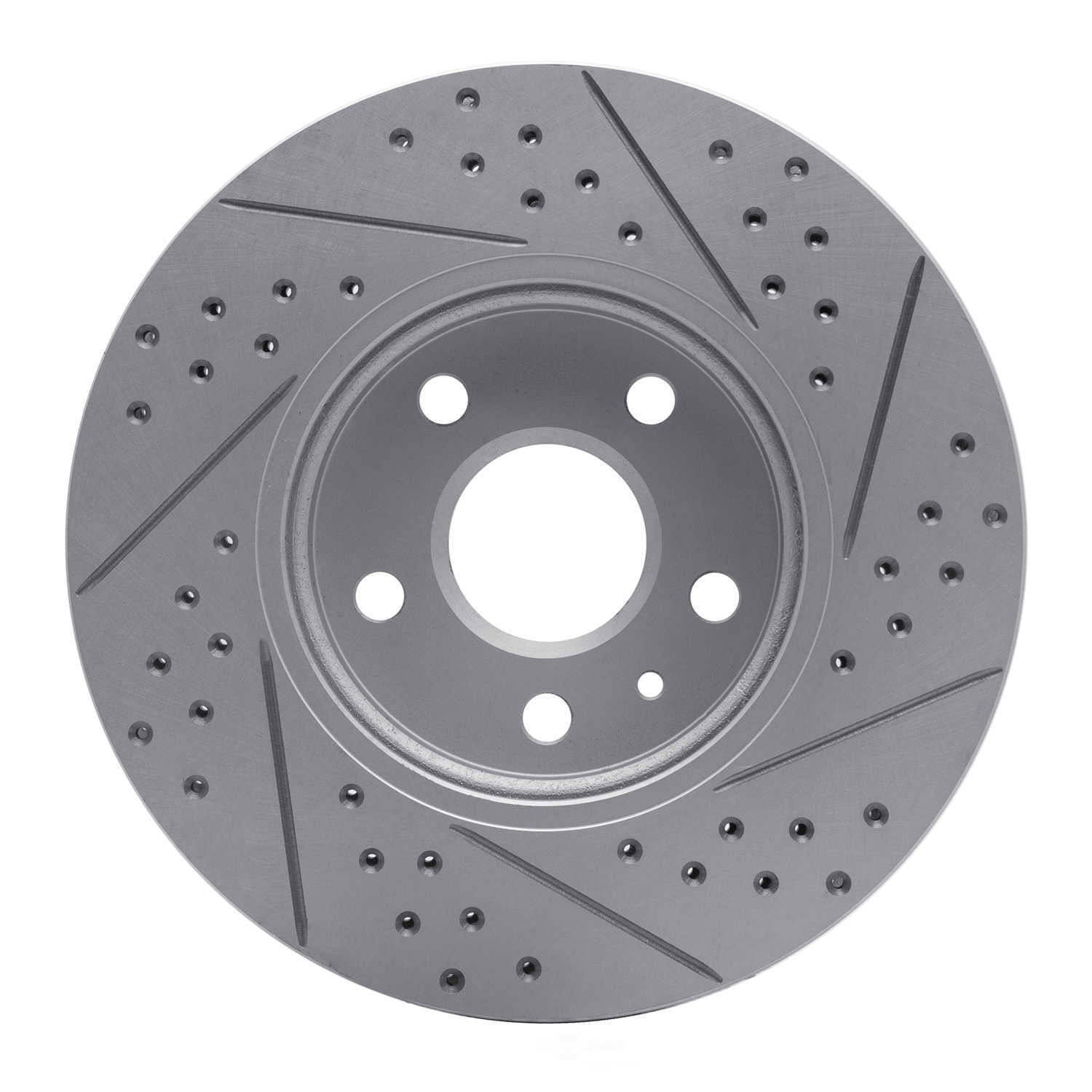 Dynamic Friction Company 830-46025L DFC Geoperformance Rotor - Drilled and Slotted