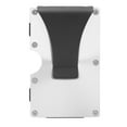 thumbnail image 1 of Simple Business Card Holder with Money Clip Stainless Steel Card Box Men's Wallet Gift(Silver x 11#), 1 of 7
