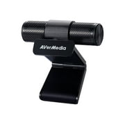 AVerMedia Live Streamer Webcam PW313C - Web camera - color - 2 MP - 1080p - fixed focal - audio - USB 2.0 - MJPEG, YUY2
