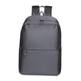 thumbnail image 2 of Mochila para portátil, organizador ligero, bolso de hombro transpirable para el trabajo en avión Gris, 2 of 9