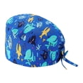 thumbnail image 1 of Unisex Scrub Hat with Printed Pattern for Doctors Comfortable Breathable Work Cap Top Choice for Casual Home Wear, 1 of 2