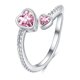 thumbnail image 1 of Anillos de Pareja Que Coinciden Anillo Ajustable Anillo de Cumpleaños de Piedra Anillo de Pareja Corazón Constelación Joyería de Cumpleaños Anillos de Parejas Conjunto, 1 of 5