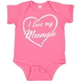 thumbnail image 3 of Inktastic I Love My Meemaw in White Chalk Heart Boys or Girls Baby Bodysuit, 3 of 5